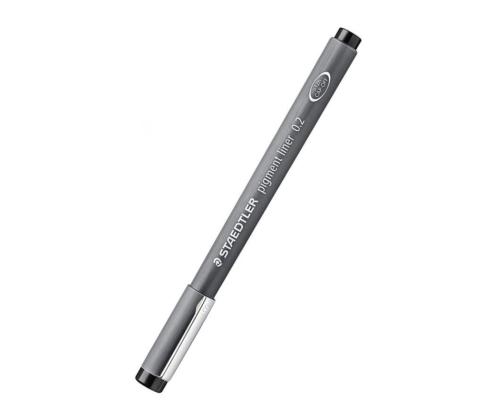 Mustekynä piirtämiseen STAEDTLER 0,2mm musta