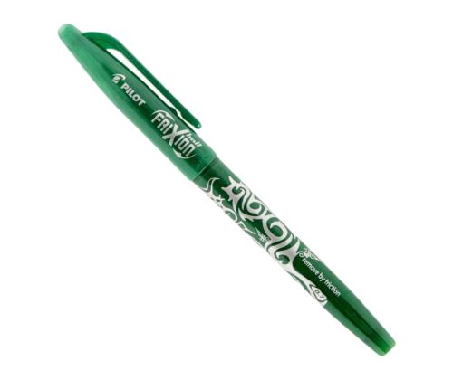 Kuulakärkikynä korkilla PILOT Frixion pyyhittävä 0,7 mm vihreä