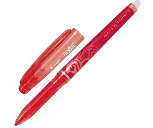 Kuulakärkikynä korkilla PILOT Frixion Point pyyhittävä 0,5 mm punainen