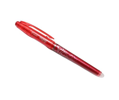 Kuulakärkikynä korkilla PILOT Frixion Point pyyhittävä 0,5 mm punainen