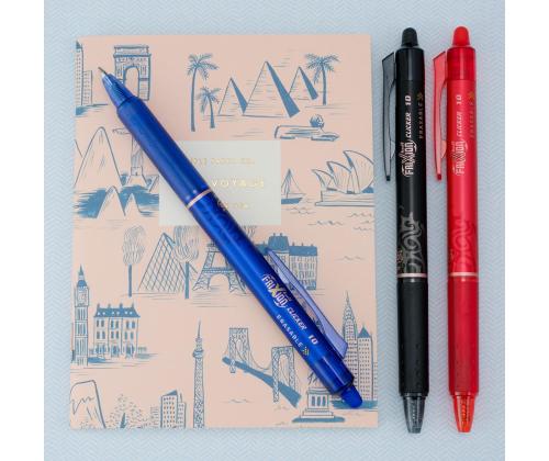 Mustekynä mekaaninen PILOT Frixion Clicker pyyhittävä 0,7mm punainen