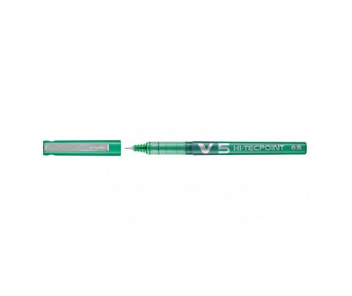 Täytekynä PILOT Hi-Tecpoint V5 F/0,5mm vihreä