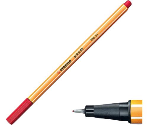 Mustekynä STABILO Point 88 punainen