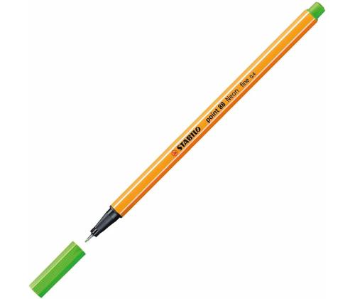 Mustekynä korkilla STABILO Point 88 F/0,4mm vihreä