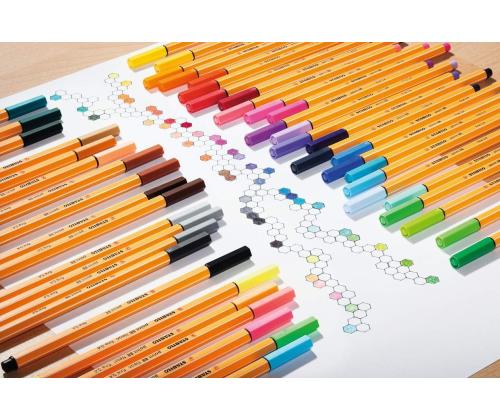 Mustekynä korkilla STABILO Point 88 F/0,4mm vihreä