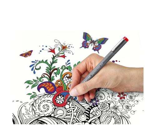 Mustekynä piirtämiseen STAEDTLER 0,2mm musta