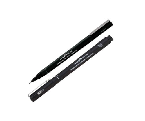 Mustekynä UNI PIN-200 0,2mm musta
