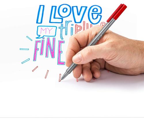 Mustekynän sarja STAEDTLER Triplus Fineliner 334 0,3mm 10 väriä