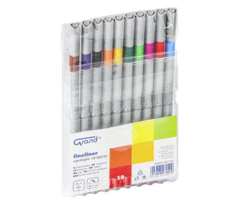 Mustekynien sarja huopakärjellä GRAND GR-380 10 väriä