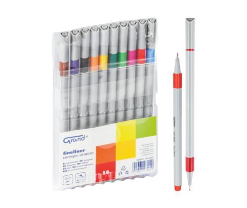 Mustekynien sarja huopakärjellä GRAND GR-380 10 väriä