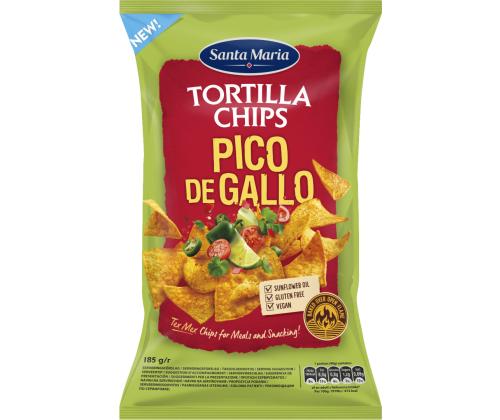 Tortillalastut SANTA MARIA Pico de Gallo 185g