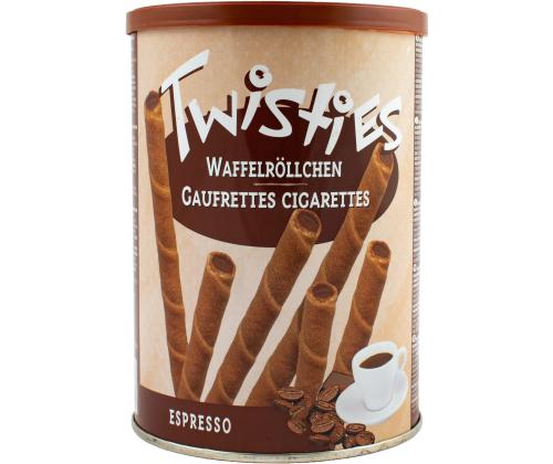 Vohveliputket TWISTIES espressokermalla 400g