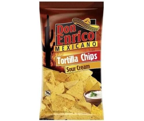 Chips DON ENRICO Tortilla smetanalla 175g