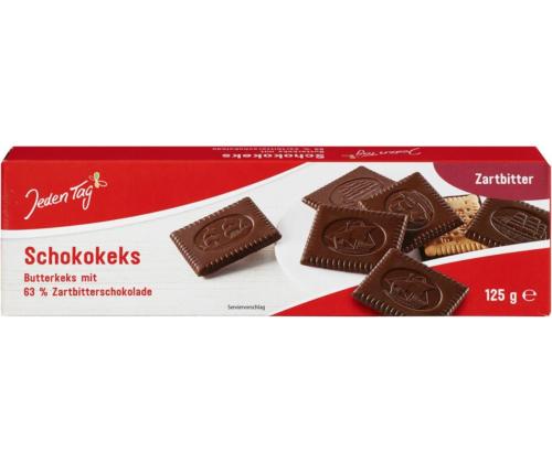 Voikeksejä JEDEN TAG suklaalla 125g