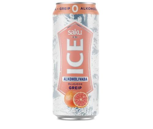 SAKU On Ice alkoholiton greippi 50cl (tölkki)