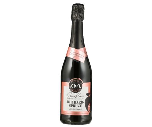 Kuohuviini ÖUN Raparperi-Kuusk luomu 75cl
