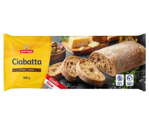 VIRO leipomo Tumma ciabatta 300g