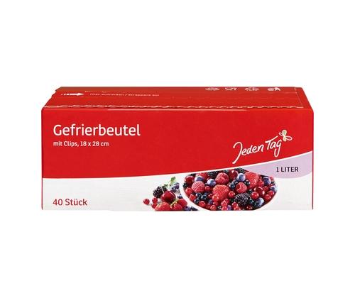 JEDEN TAG Pakastinpussit 1L 40kpl
