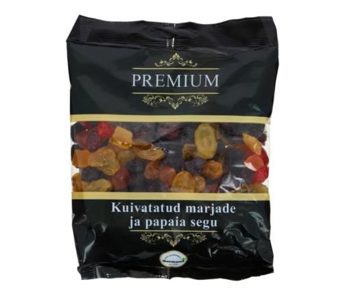 PREMIUM Kuivattujen marjojen ja papaijan sekoitus 300g