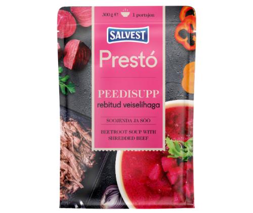 SALVEST Presto juurikaskeitto raastettuna naudanlihalla 300g