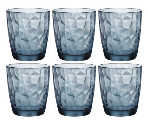 BEST juomalasi Diamond 300ml sininen 6kpl (Bormioli Rocco)