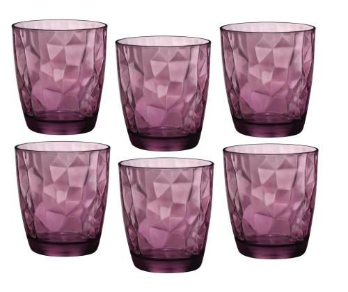 Juomalasi BEST Diamond 300ml violetti 6kpl (Bormioli Rocco)