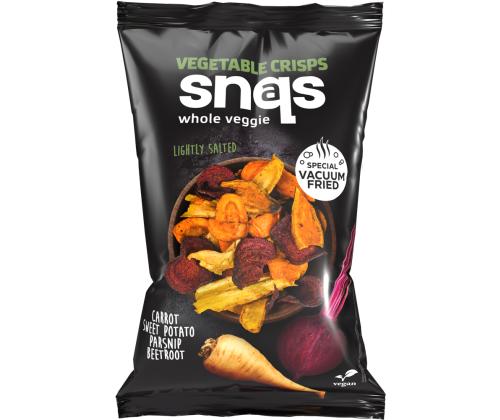 SNAQS Kasvislastut (porkkana, bataatti, palsternakka, punajuuri) 75g
