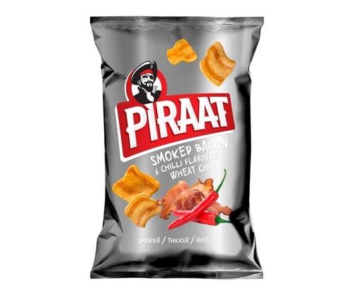 BALSNACK Vehnälastut Pirate savustettu pekoni ja chili 150g