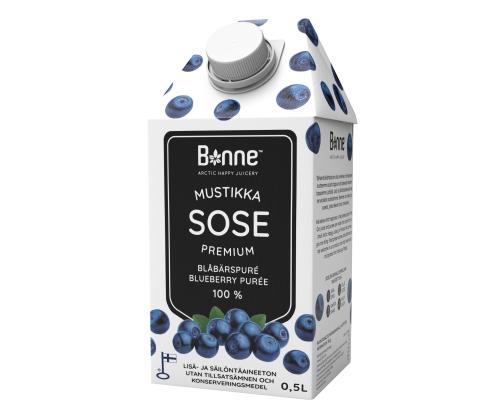 BONNE 100% mustikkasose 500ml