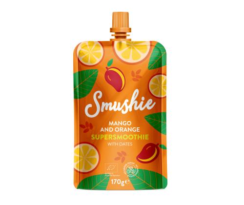 SALVEST Smushie mango-appelsiini smoothie taateleilla 170g
