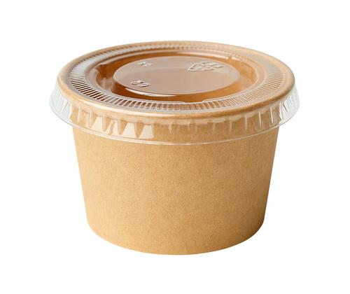 ECOTIME Muovinen kansi kastikekuppiin 60ml 100kpl