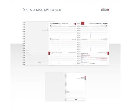 Calendarisu Teacher MAXI Spirex 2914625000