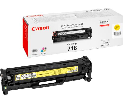 Värikasetti CANON 718 keltainen