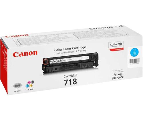 Värikasetti CANON 718 sininen (2900l)