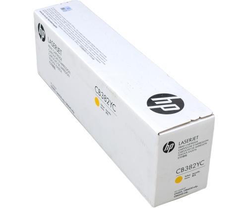 Värikasetti HP CB382AC keltainen