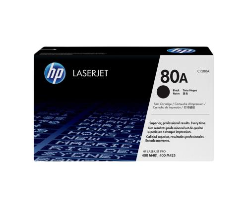 Värikasetti HP CF280A (80A) musta 2560 sivua
