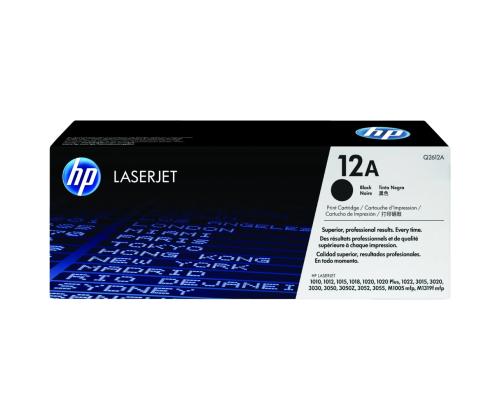 Värikasetti HP Q2612A (12A) musta 2000 sivua