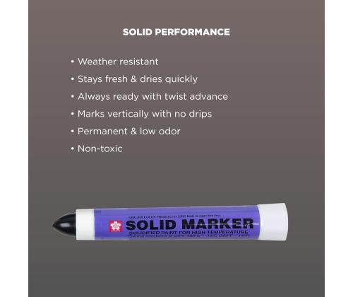 Teollisuusmerkki SAKURA Solid 12mm musta