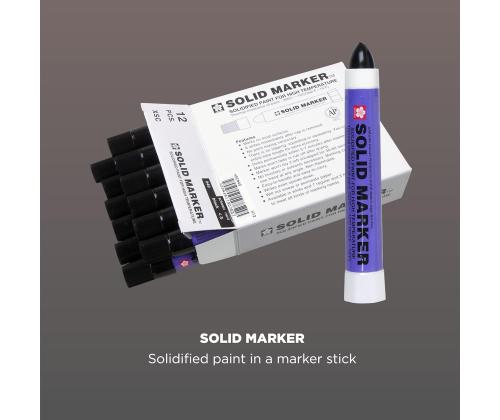 Teollisuusmerkki SAKURA Solid 12mm musta