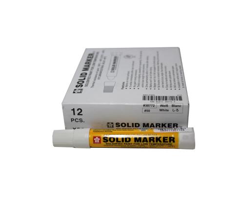 Teollisuusmerkki SAKURA Solid Low Temperature 12mm valkoinen