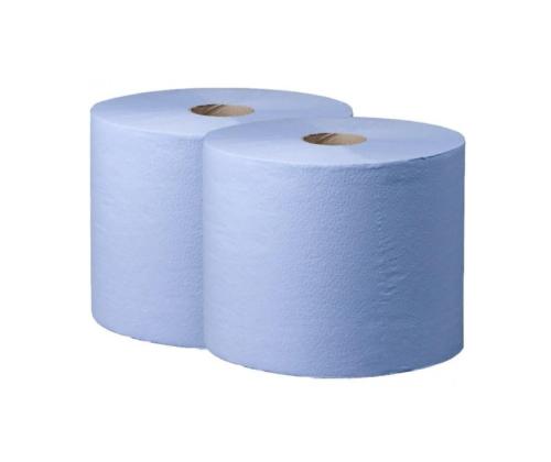 Teollisuuspaperi rullassa, 2-kerroksinen KATRIN Plus L2 sininen 344m 2 rullan pakkauksessa (44722)