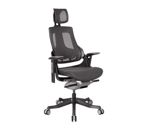 Työtuoli WAU harmaa, istuin verkkokangas