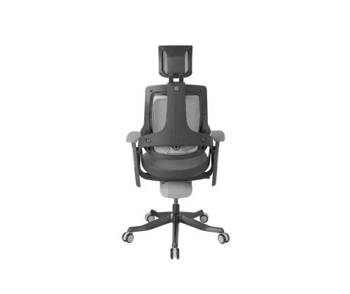 Työtuoli WAU harmaa, istuin verkkokangas