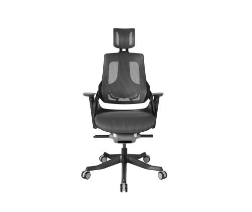 Työtuoli WAU harmaa, istuin verkkokangas