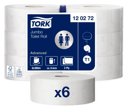 WC-paperi Tork Advanced Jumbo T1 (120272)