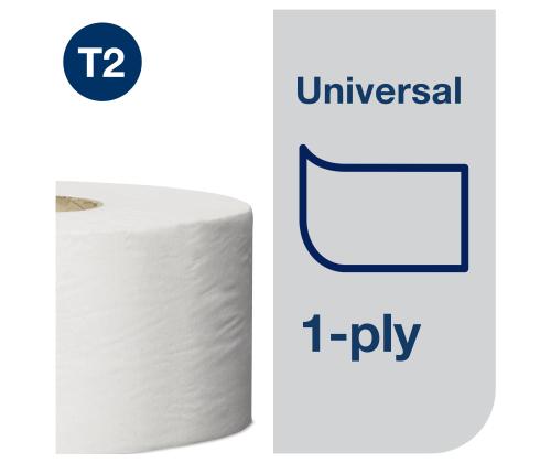 WC-paperi 2-kerroksinen TORK Smartone Mini T9 111,6m 12 rullaa