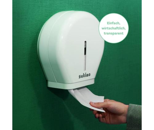 WC-paperiteline WEPA Mini Jumbo valkoinen