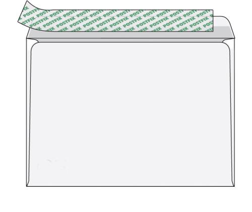 Kirjekuori C5 tarrasuljenta, valkoinen Postifix 25 kpl