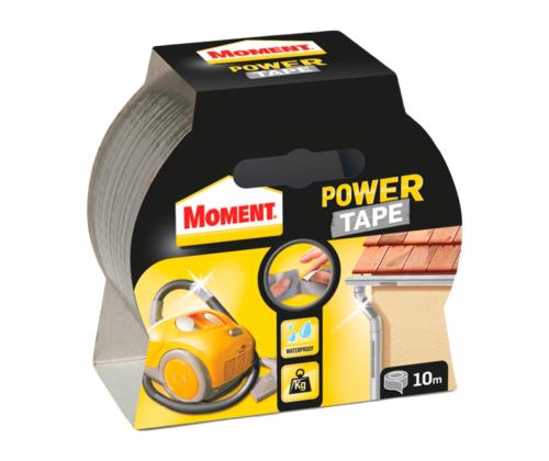 Yleisteippi MOMENT Power 48mm x 10m kosteutta kestävä hopea
