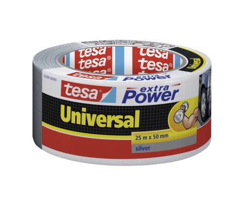 Yleisteippi TESA Extra Power hopea 25mx50mm (kosteudenkestävä)